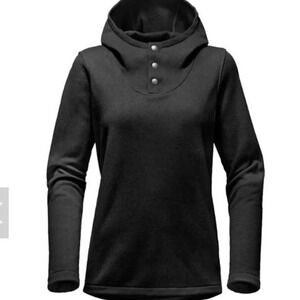 North Face Women's Knit‎ Stitch Fleece Pullover, TNF Black, Size Small